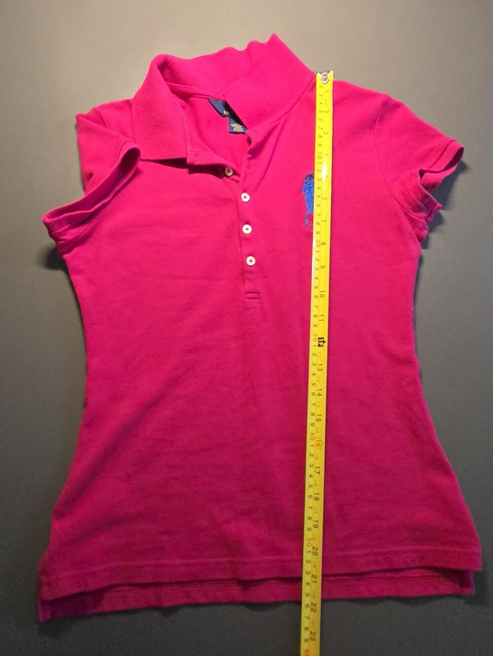Ralph Lauren Polo Short Sleeve Pink Polo Shirt - Picture 4 of 4